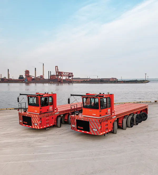 Two Paling transporter machines