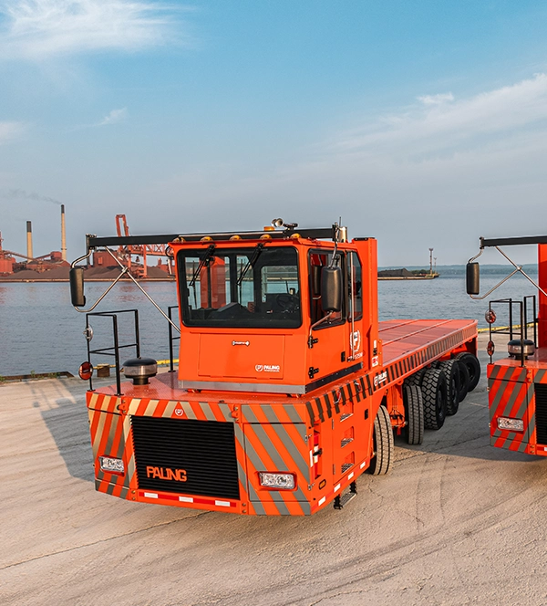 Two Paling transporter machines