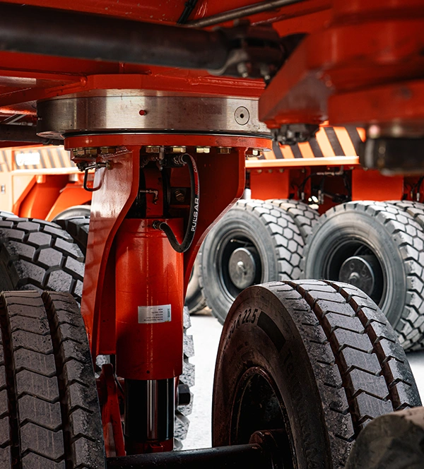 Two Paling transporter machines