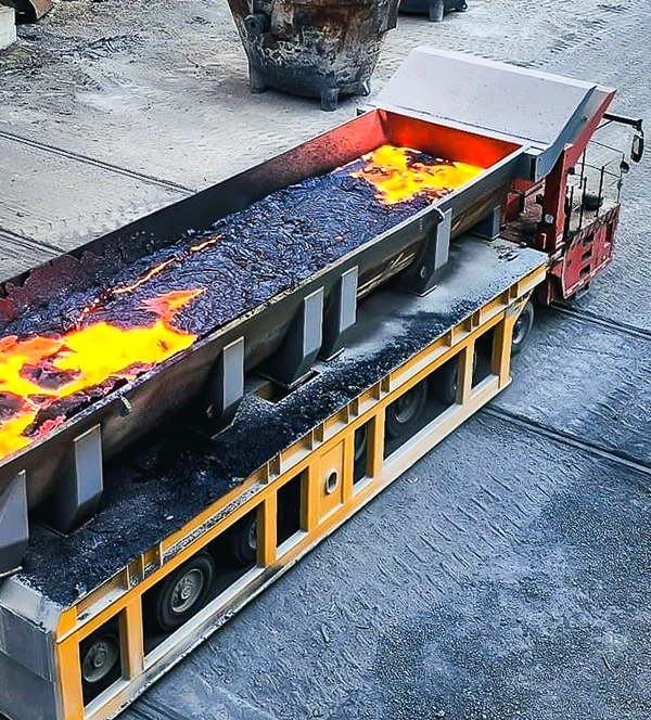 Two Paling transporter machines