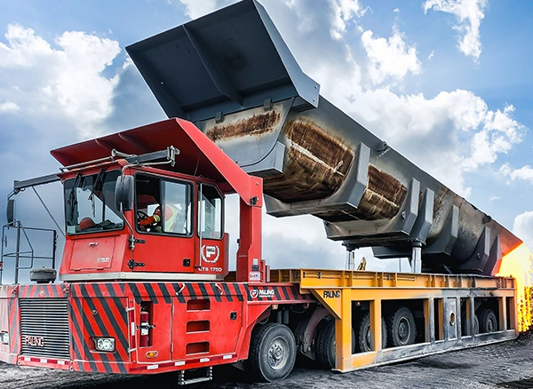 Paling logo on the front of a truck